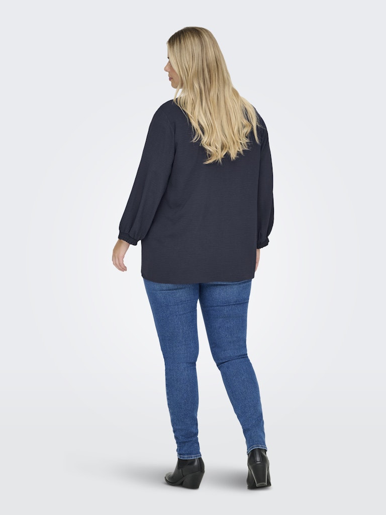 Shirt Carmetta V-neck 3/4 Night Sky