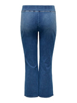 Flared tregging Jeans Carroyal Flared Medium Blue Denim LM34