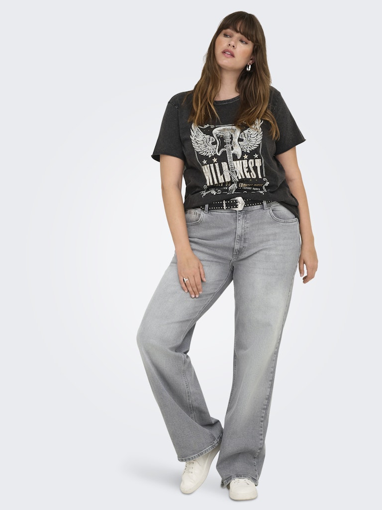 Jeans Carjuicy HW wide leg (REA707) Grey denim LM34