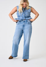 Jeans Carjuicy HW wide leg (REA365) Medium Blue denim LM34