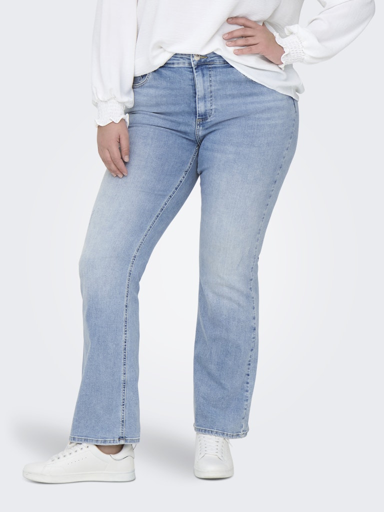 Flared Jeans Carwilly HW (TAI467) Light Blue Denim LM 32