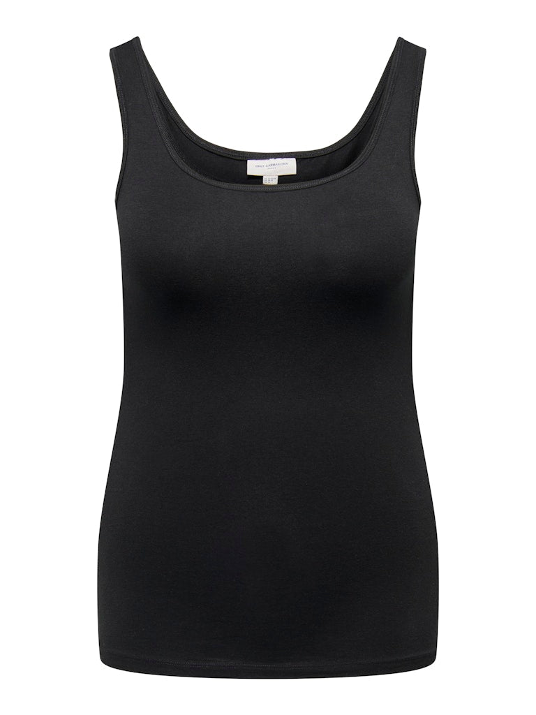 Korte tank top Cartime zwart