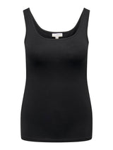 Korte tank top Cartime zwart