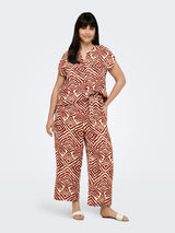 Culotte Broek Carshilla Bordeaux abyss stripe