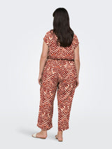 Culotte Broek Carshilla Bordeaux abyss stripe
