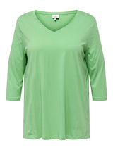 Shirt Carbonnie V- neck  A-shape Absinthe green
