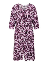 Jurk Cartyla Mauve wine/Leo Grapic