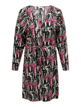 Jurk Carmargot Black/Fuchsia streetdot t/m 54