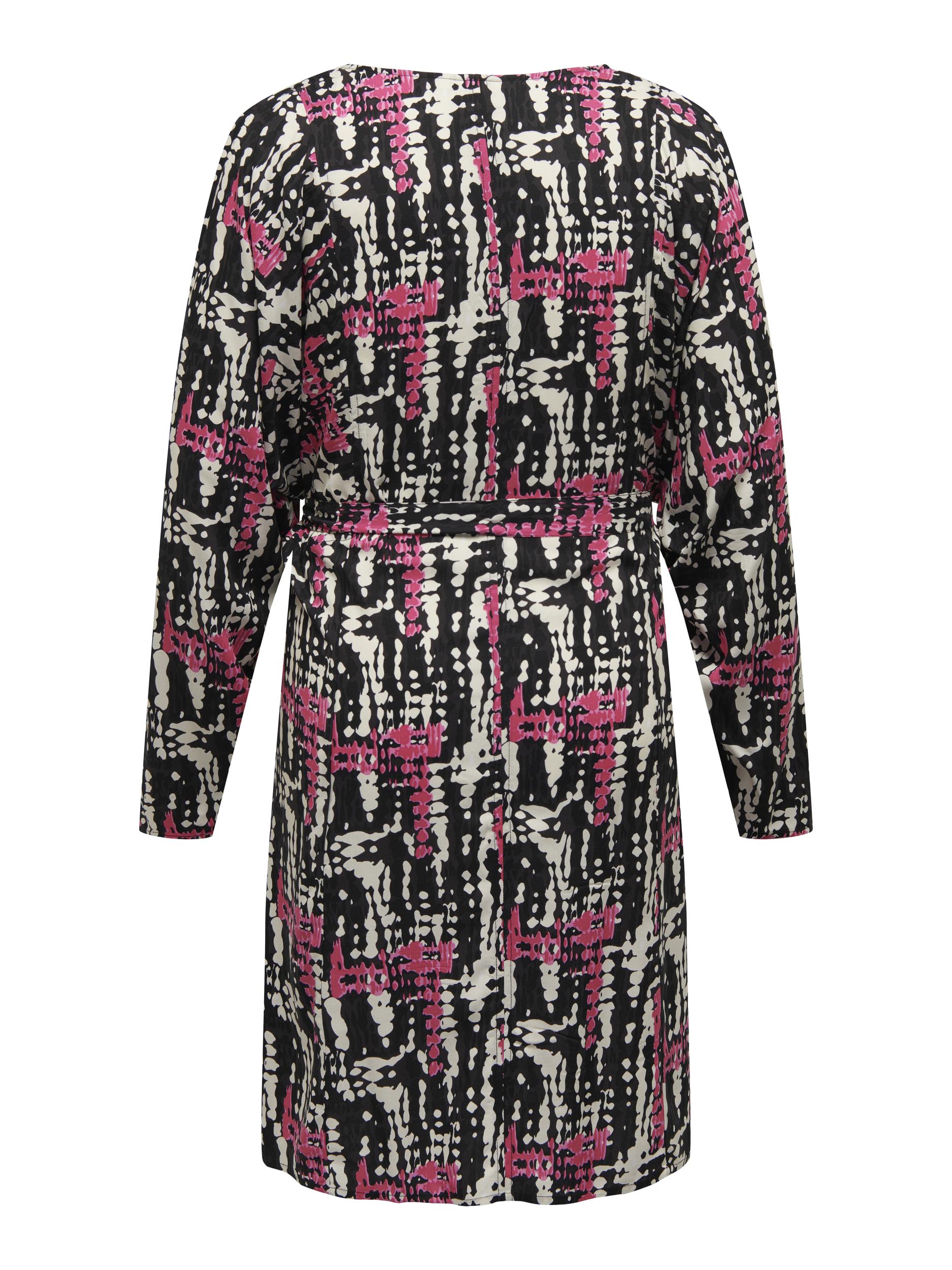 Jurk Carmargot Black/Fuchsia streetdot t/m 54