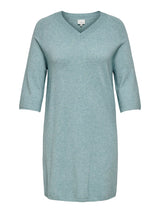 Jurk Carkatia Arona melange 3/4 mouw