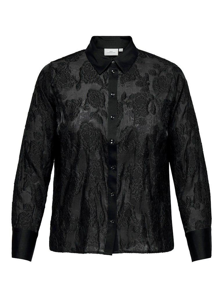 Blouse Carlava Black/Flower