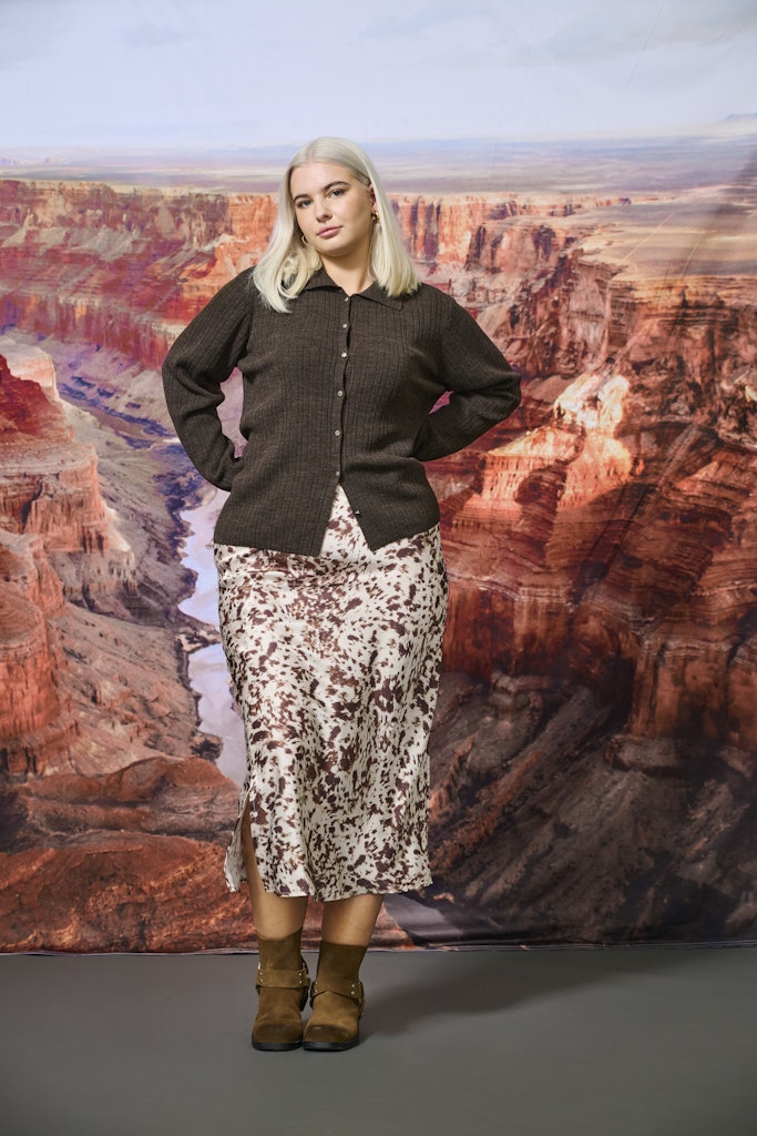 Satin Rok Cardomina printTexana Dot