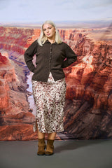 Satin Rok Cardomina printTexana Dot