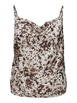Satin Singlet Top Cardomina Print Texana Dots
