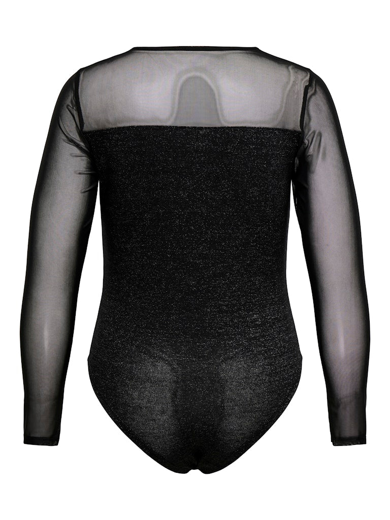 Body Caresther Zwart/Mesh