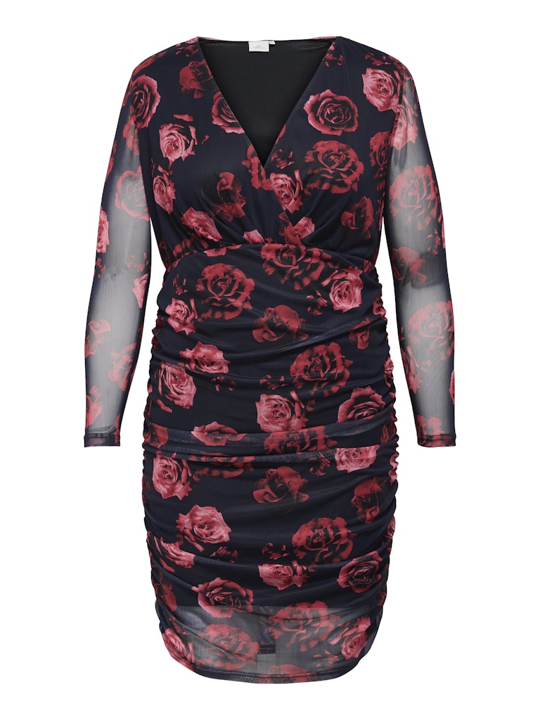 Jurk Carrosetta/carforest Print Black/Rose