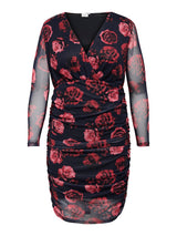 Jurk Carrosetta/carforest Print Black/Rose