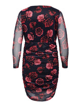 Jurk Carrosetta/carforest Print Black/Rose