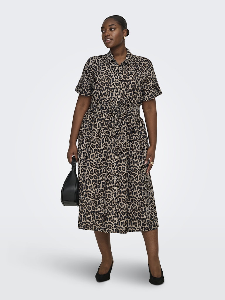 Jurk Cararis Black/Leo