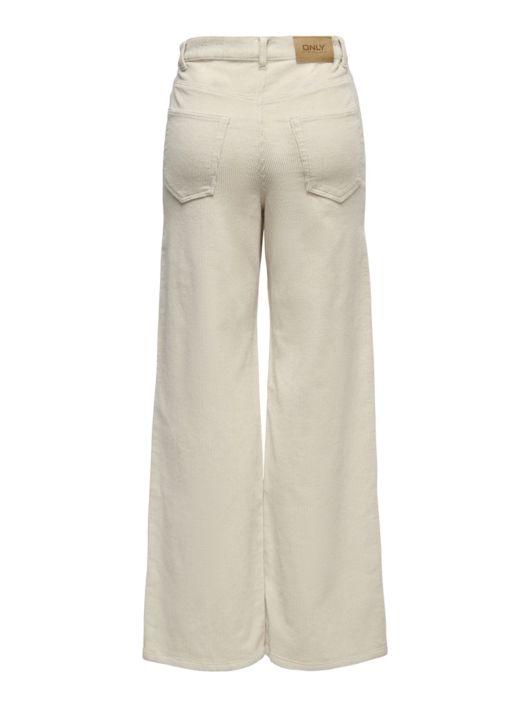 Rib Broek Carhope HW wide Oatmeal