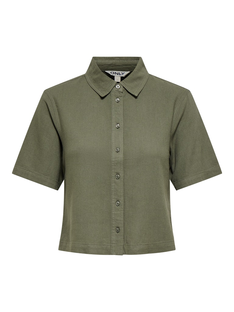 Blouse Korte Mouw Cargoa Smokey Olive