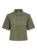 Blouse Korte Mouw Cargoa Smokey Olive