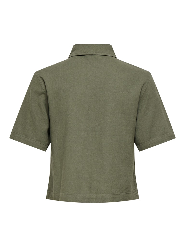 Blouse Korte Mouw Cargoa Smokey Olive