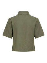 Blouse Korte Mouw Cargoa Smokey Olive