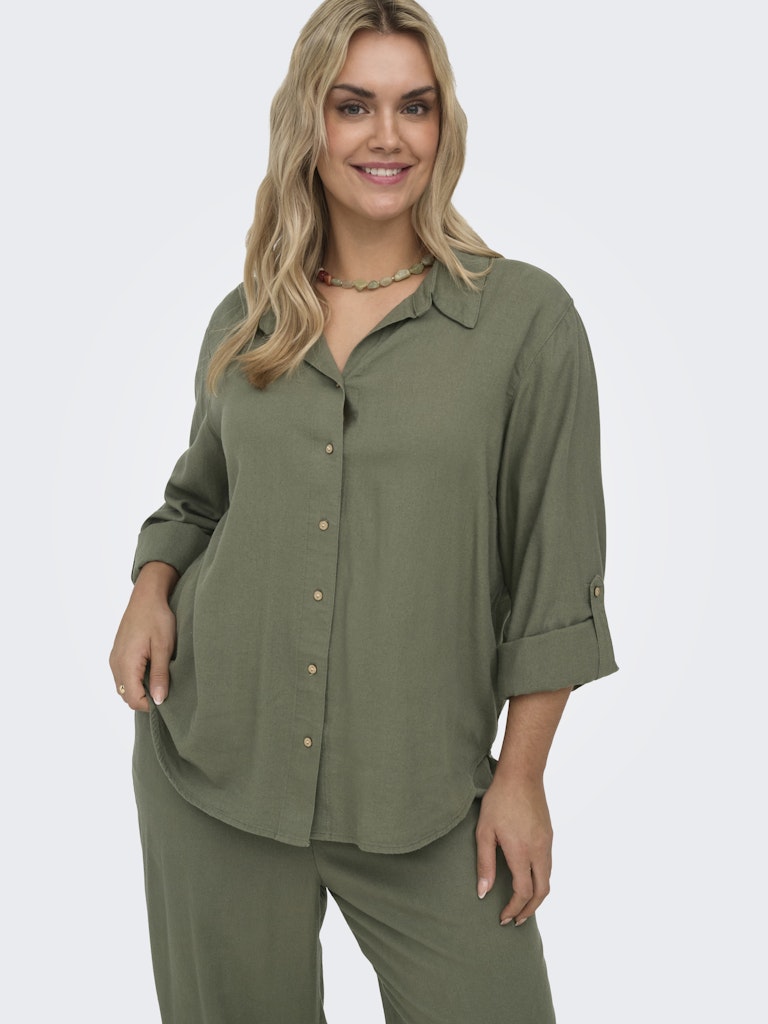 Blouse  lange mouw Cargoa smokey Olive