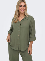Blouse  lange mouw Cargoa smokey Olive