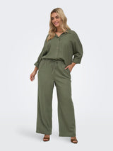 Blouse  lange mouw Cargoa smokey Olive