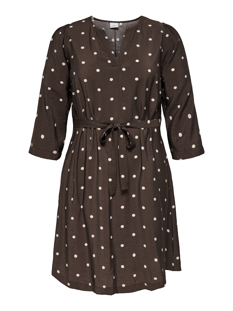 Jurk Carcarrie Dot Coffee Bean