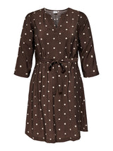 Jurk Carcarrie Dot Coffee Bean