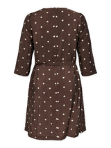 Jurk Carcarrie Dot Coffee Bean