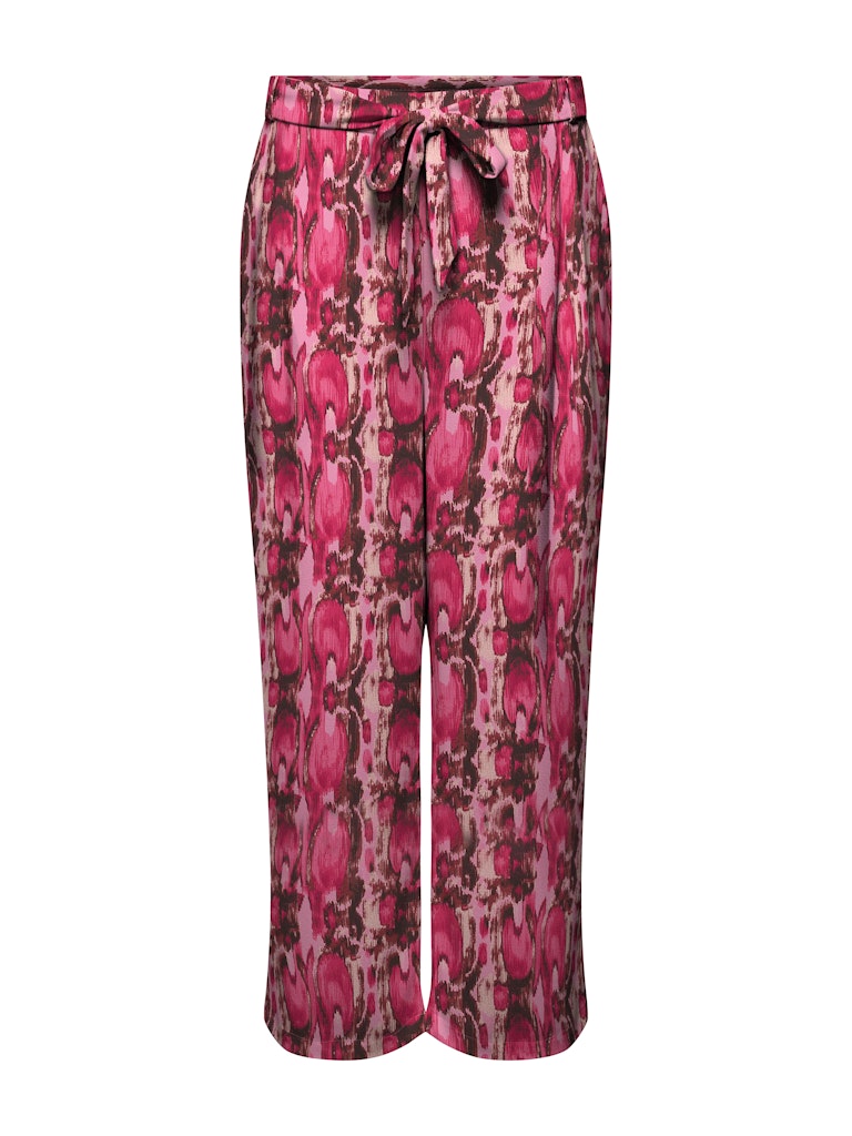 Straight Broek Carshilla Print Splash Rose Rosebloom