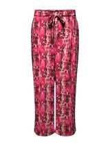 Straight Broek Carshilla Print Splash Rose Rosebloom