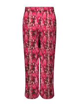 Straight Broek Carshilla Print Splash Rose Rosebloom