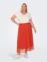 Lange plissee rok Carlavina Tigerlily