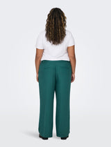 Broek Carfrey HW wide bayberry green t/m 54