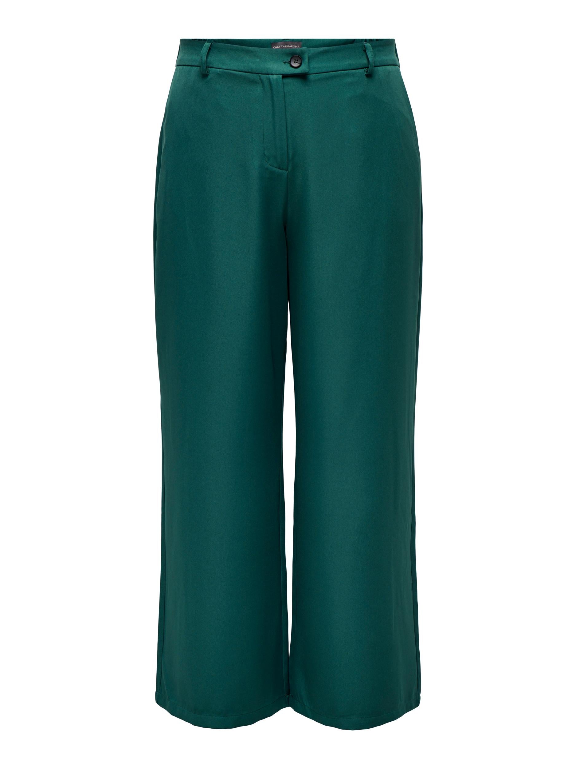 Broek Carfrey HW wide bayberry green t/m 54