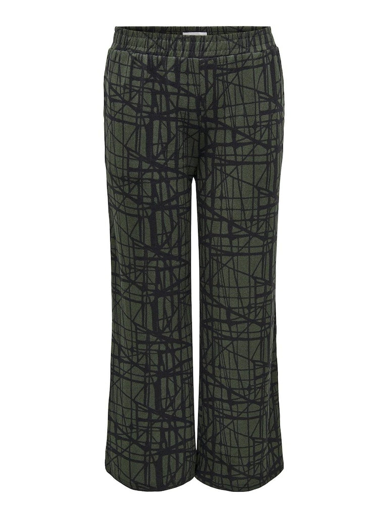 Wide Pants Caralba print Graphic Forest Night