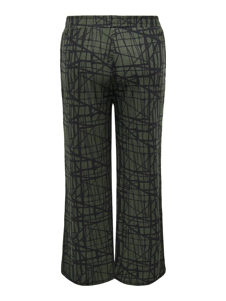 Wide Pants Caralba print Graphic Forest Night
