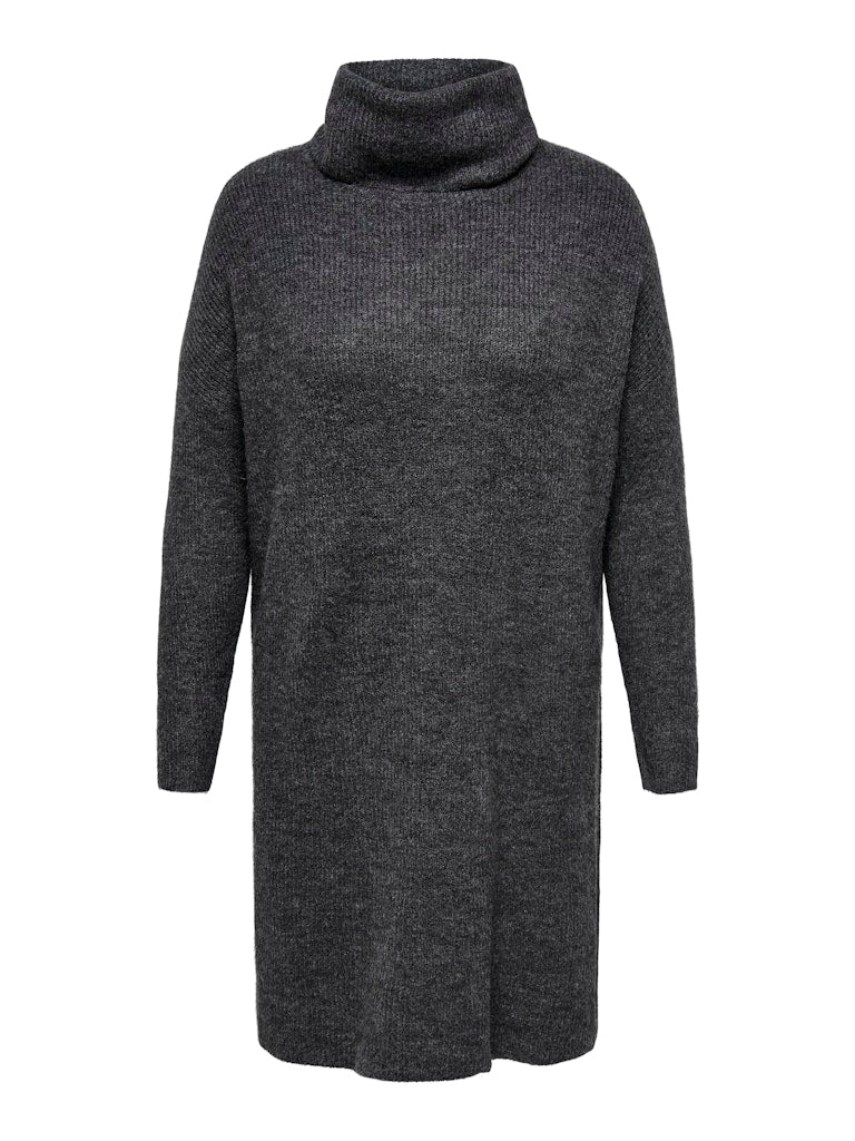Cowneck Dress Carjana Dark Grey Melange