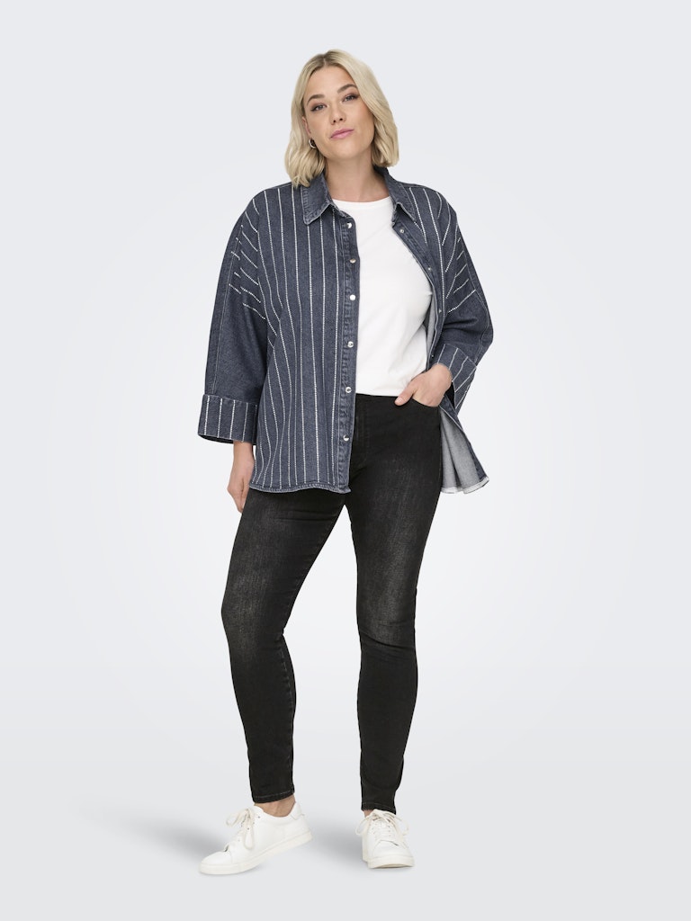 Jeans Carshape reg sk seamless Black Washing