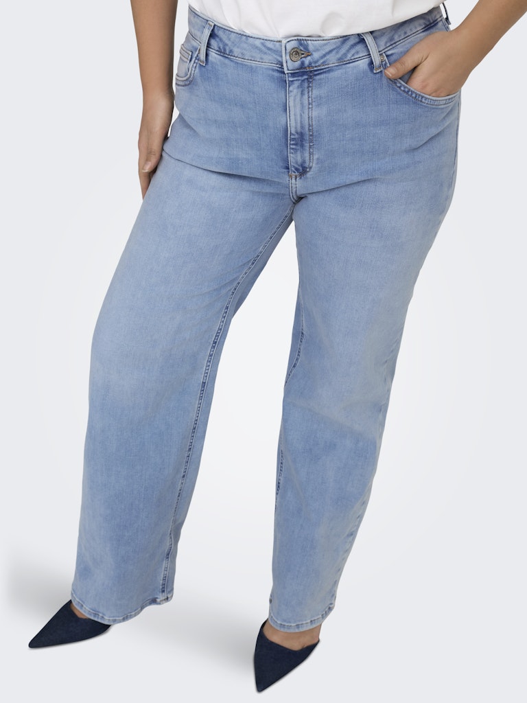 Wide Jeans Carwilly HW (TAI 006) Light blue denim LM30
