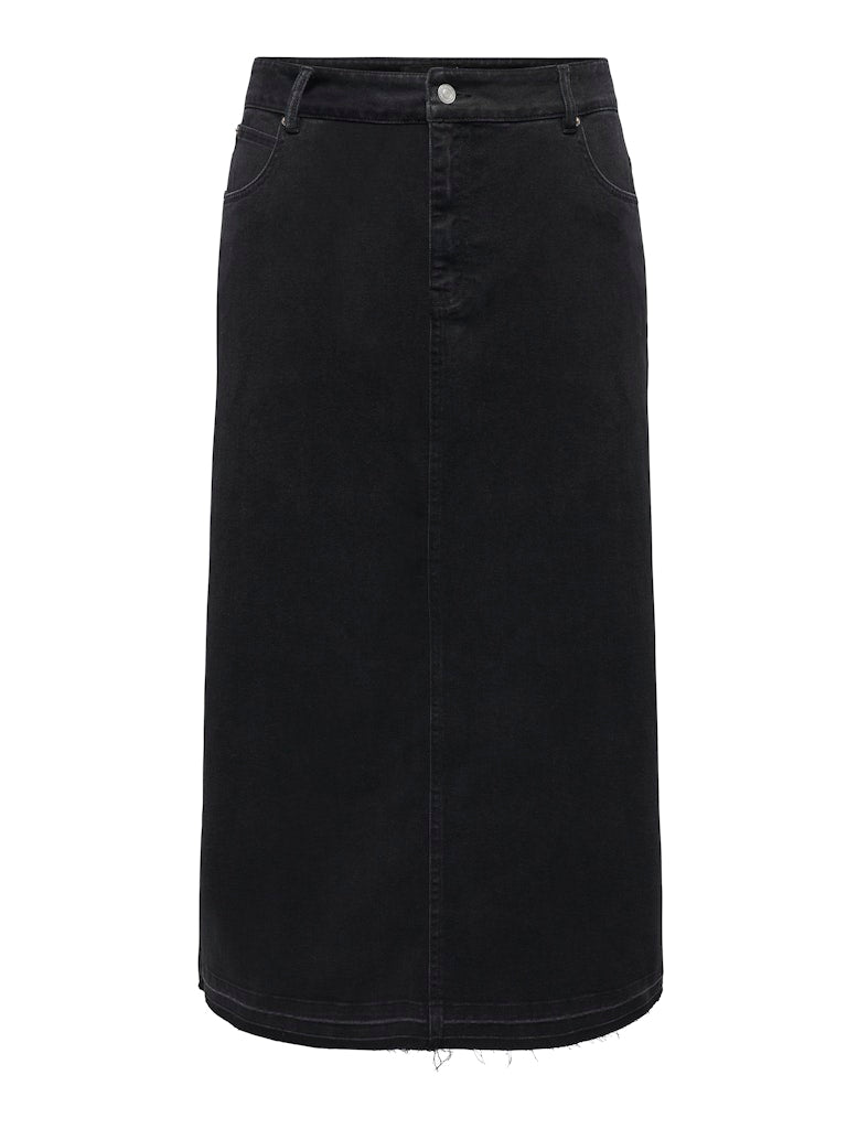 Jeans Rok Carnelia maxi slit Black