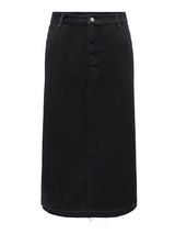 Jeans Rok Carnelia maxi slit Black