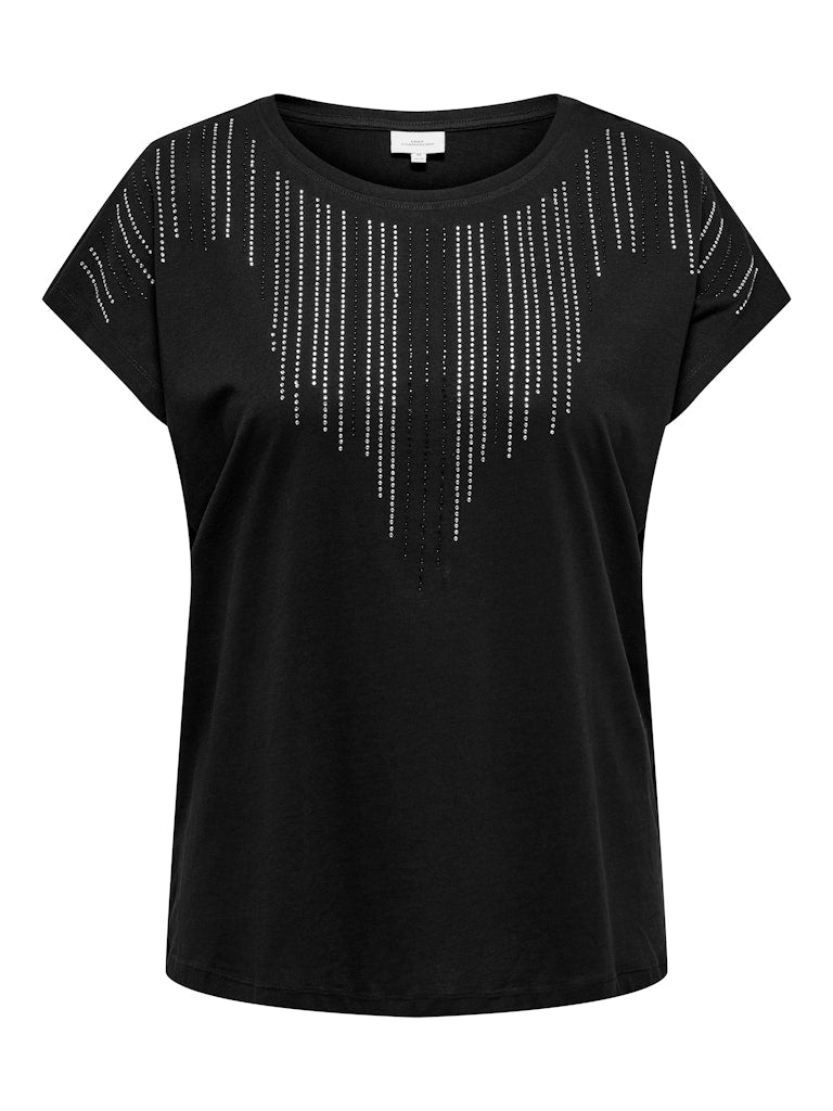 Shirt Carlula Black Rhinestone