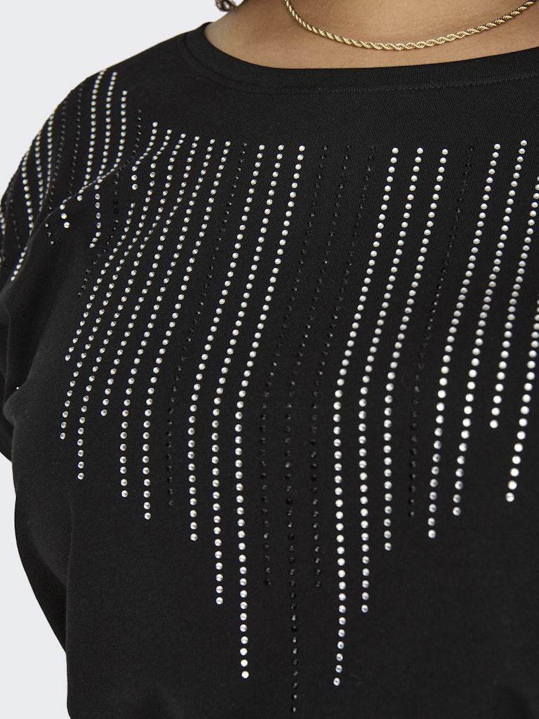 Shirt Carlula Black Rhinestone