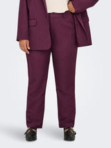 Broek Carhattie HW Mauve Wine Melange